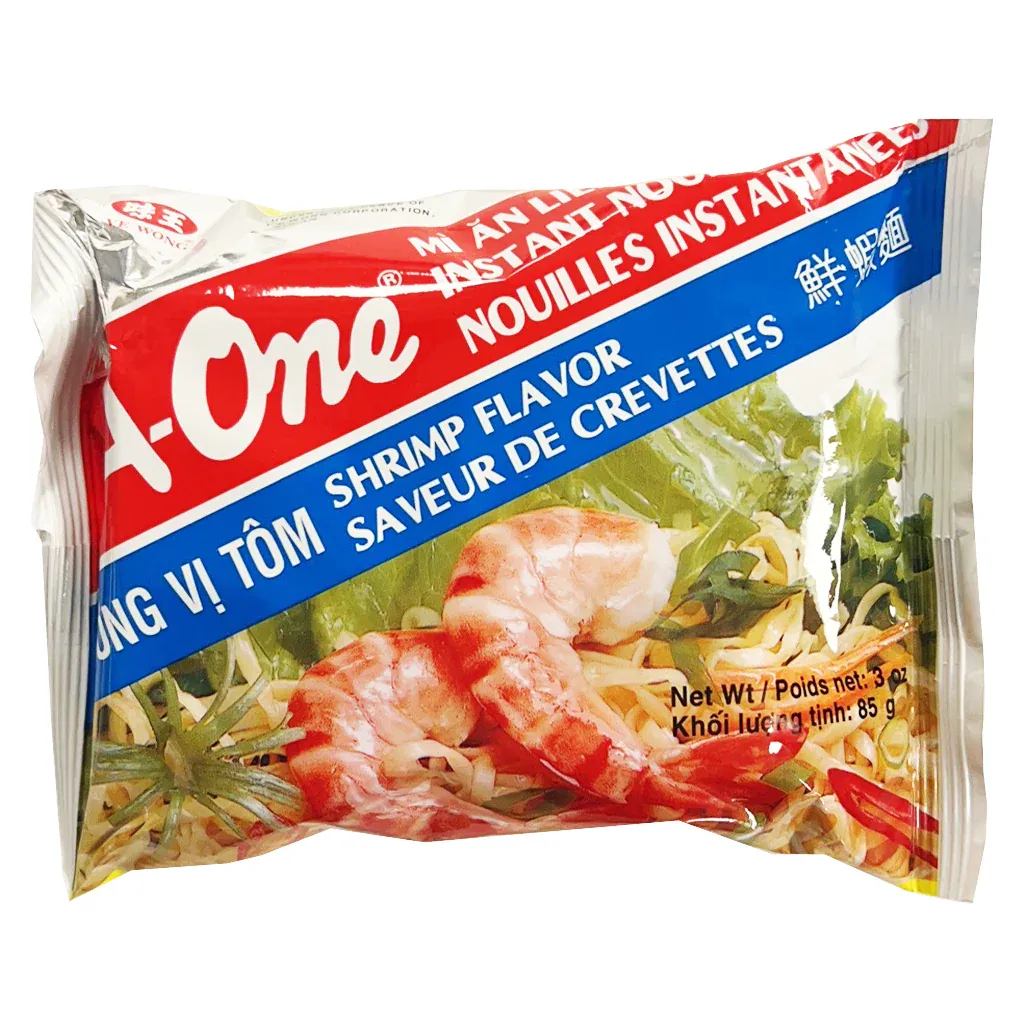 A-One Instant Noodles - Shrimp Flavour 85g 味王蝦味即食麵