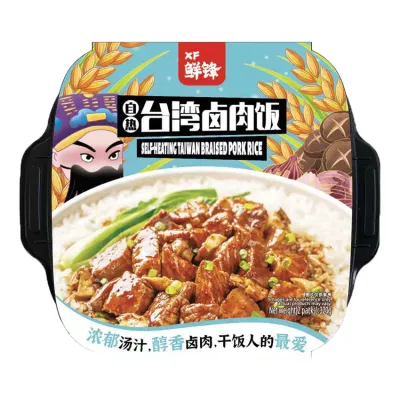 XF Self-Heating Taiwan Braised Pork Rice 380g 鮮鋒自熱台灣滷肉飯