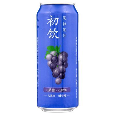 *Chu Yin Fruit Drink - Grape 500ml 初飲果汁飲品- 葡萄味