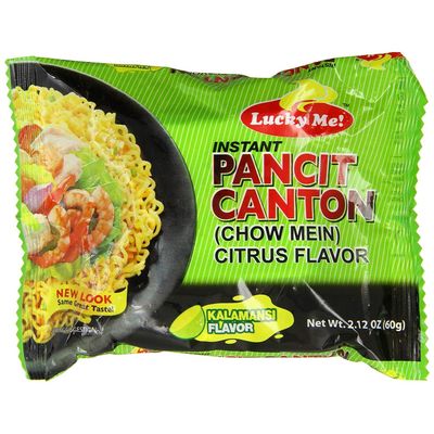 Lucky Me Pancit Canton Kalamansi Instant Noodles 24x60g (CASE) 菲律賓酸味炒麵