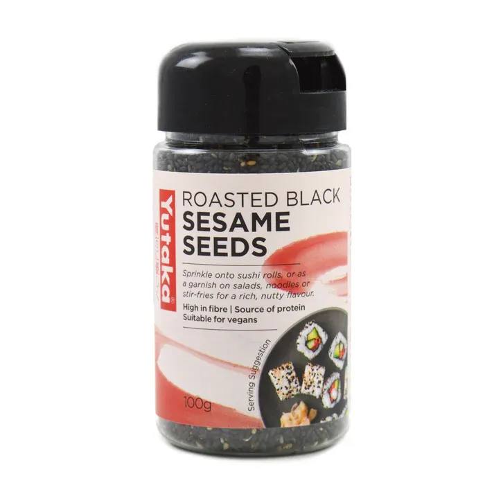 Yutaka Roasted Black Sesame Seeds 100g 烤黑芝麻