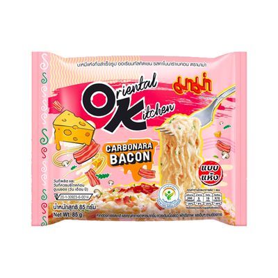MAMA 卡邦尼煙肉味即食麵 4x85g 煙肉卡邦尼 (4 包裝)