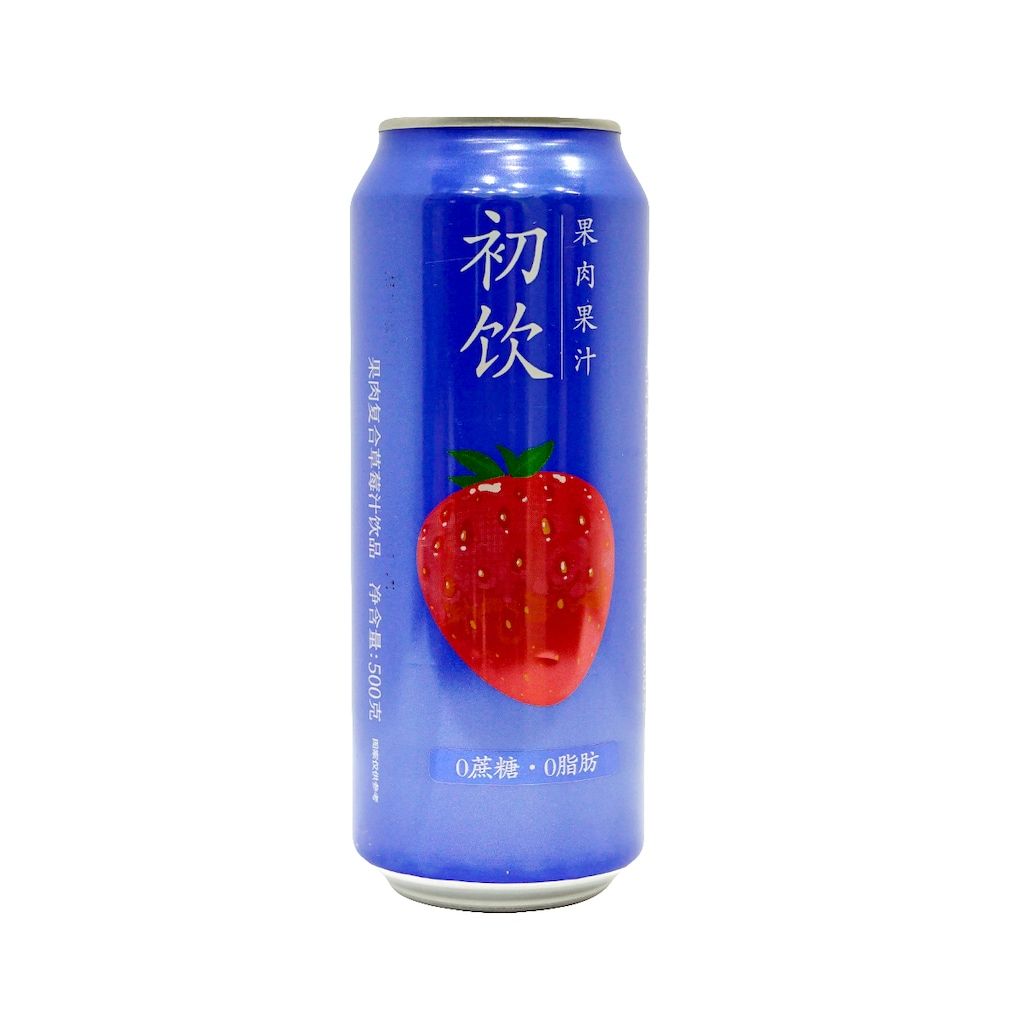 *Chu Yin Fruit Drink - Strawberry 500ml  初飲果汁飲品- 士多啤梨味