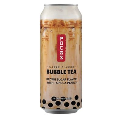 POCAS 珍珠奶茶- 黑糖味 490ml