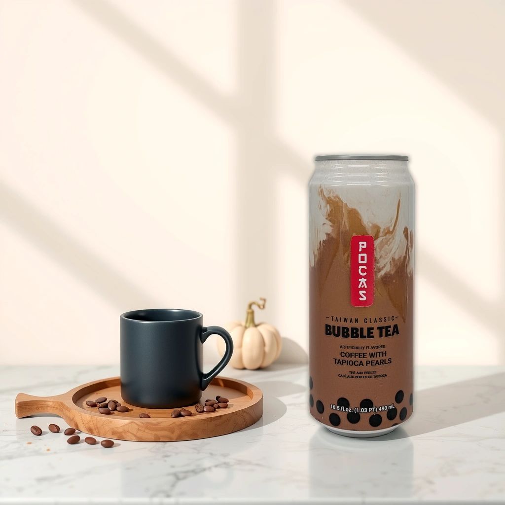 POCAS 珍珠奶茶 - 咖啡味 490ml
