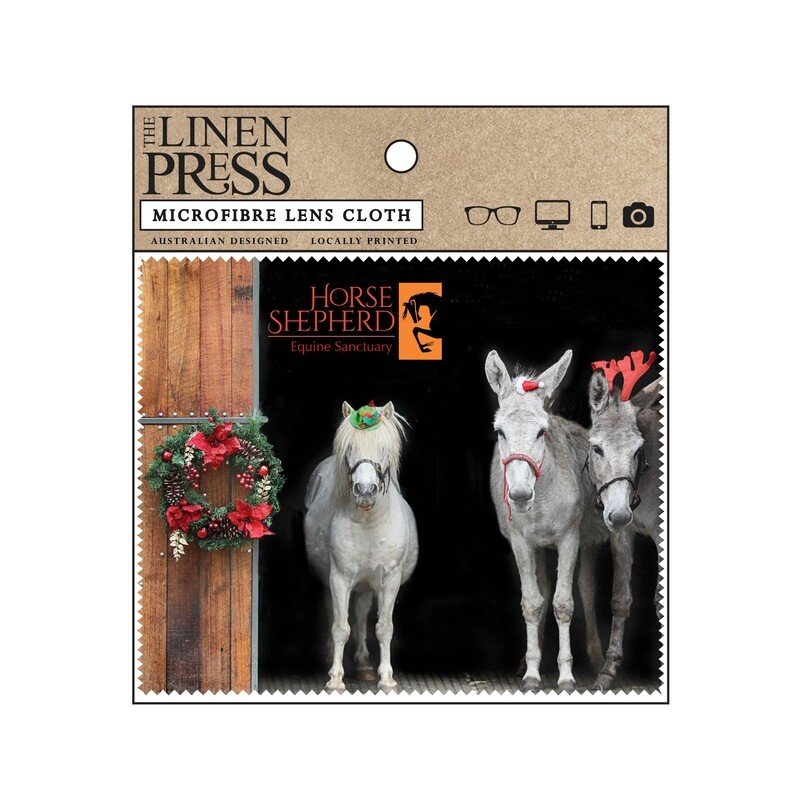 Xmas Donkey Lens Cloth