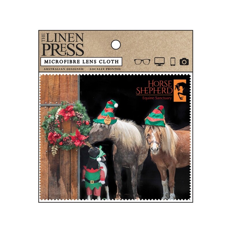 Xmas Pony Lens cloth