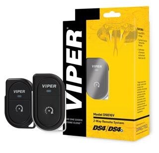 DS4 Transmitter Kits-VIPER D9816V 2-WAY 1-BTN  RF KIT 1 MILE - Includes 7816V, 7616V, 6866T-D9816V