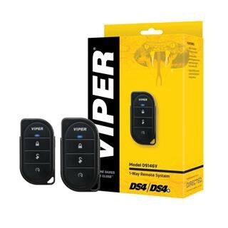 DS4 Transmitter Kits-VIPER D9146V 1-WAY 4-BTN RF KIT 1/4 MILE - Includes 7146V (x2), 6166T-D9146V