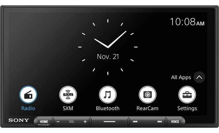 Sony-7" Mechless, White, Wireless/Wired Android Auto, Wireless Apple CarPlay, BT, USB-C (Rear), 3 PRE 5V, EQ14, HDMI-XAVAX6000