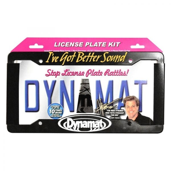 Dynamat-LICENSE PLATE KIT 10 UNITS/CASE-19100