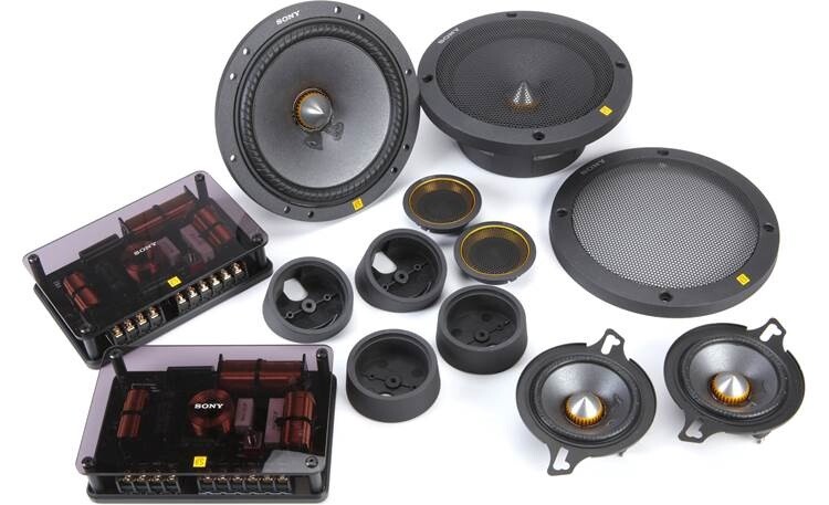 Sony-mobile ES 6.5" 3-way Component Speakers-XS163ES