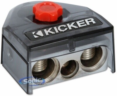 KICKER-BTPN4 +/- BATTERY TERMINAL, 2-0/8GA 1-4/8GA OUT; RoHS COMPLIANT-46BT4