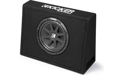 KICKER-Comp 10-inch (25cm) Sub in Thin Profile Encl, 4-Ohm, RoHS Compliant-43TC104