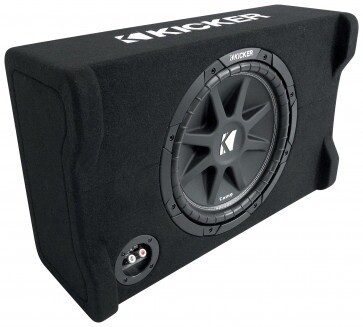 KICKER-Comp 12" (30cm) Subwoofer in Down Firing Encl, 4-Ohm; RoHS Compliant-48CDF124