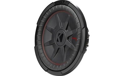 KICKER-CompRT 12"(30cm) Subwoofer, DVC, 4-ohm, RoHS Compliant-48CWRT124