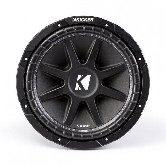 KICKER-Comp 12-inch (30cm) Subwoofer, 4-Ohm, RoHS Compliant-43C124