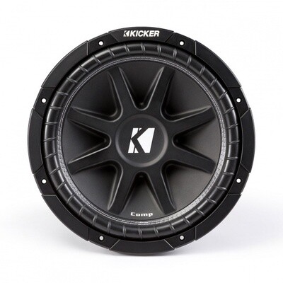 KICKER-Comp 12-inch (30cm) Subwoofer, 4-Ohm, RoHS Compliant-43C124