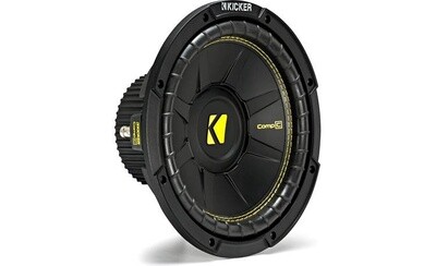 KICKER-CompC 10" (25cm) subwoofer, SVC, 4ohm, RoHS Compliant-44CWCS104