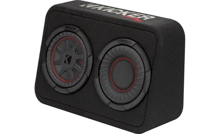 KICKER-CompRT 6.75"(165mm) subwoofer in thin profile encl, 2ohm, RoHS Compliant-48TCWRT672