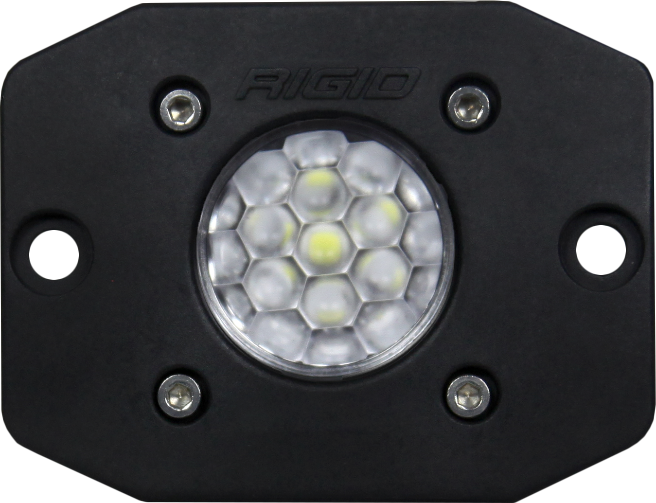 RIGID Ignite LED Light, Diffused Lens, Flush Mount, Black Housing | Single-20631