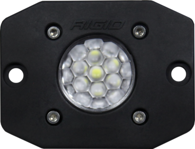 RIGID Ignite LED Light, Diffused Lens, Flush Mount, Black Housing | Single-20631