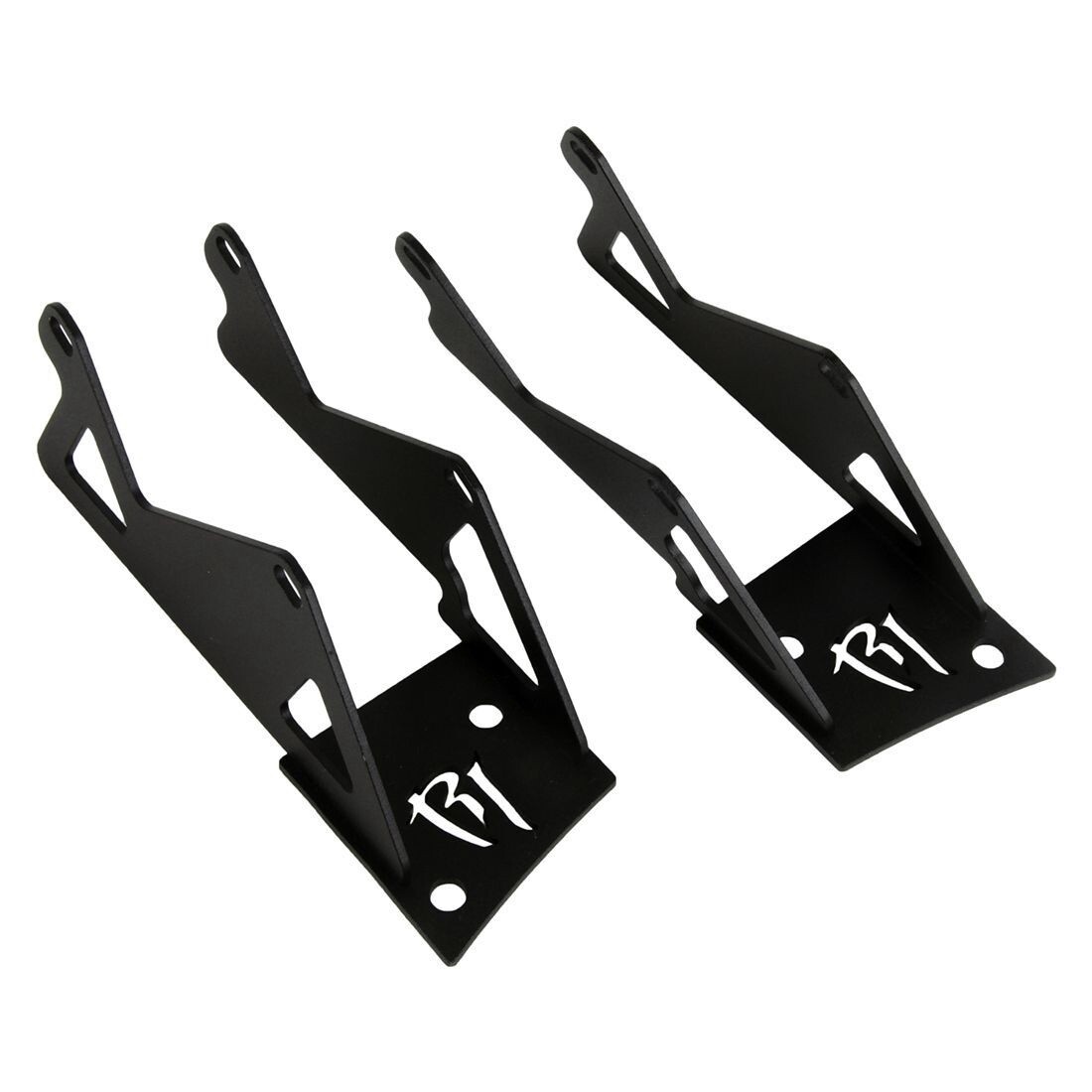 RIGID 2007-2018 Jeep JK A-Pillar Mount, Fits 4 D-Series or Radiance LED Lights-40335