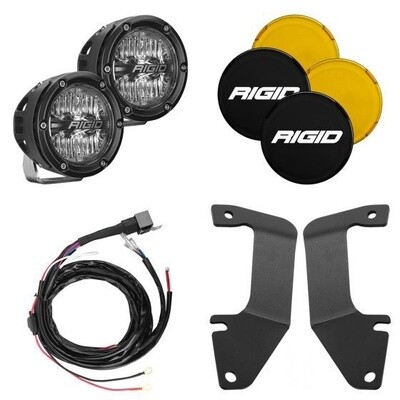 RIGID 2014-2020 Toyota Tundra A-Pillar Light Kit, Includes 4In 360-Series Drive-46706