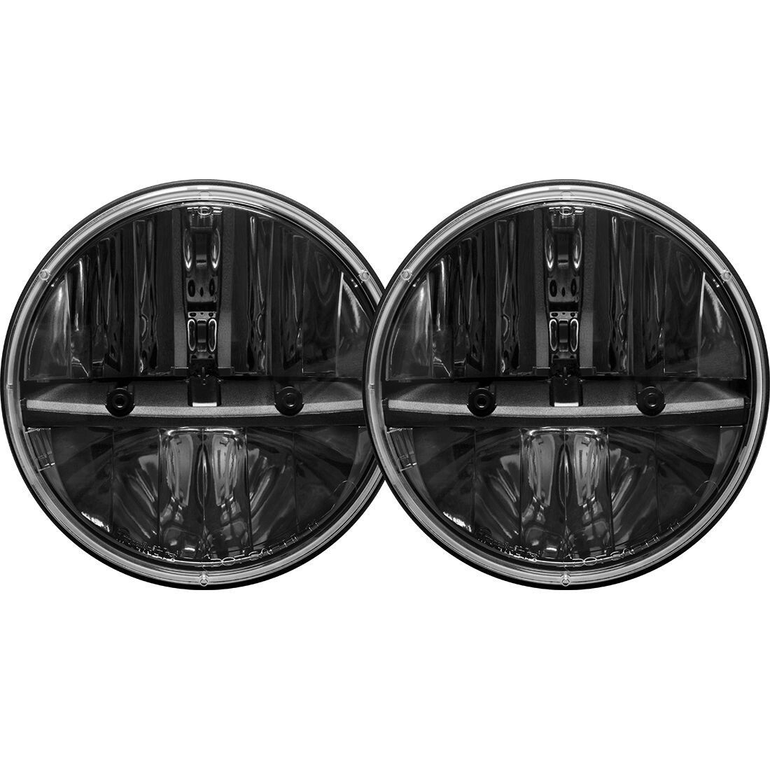 RIGID 7 Inch Round Headlight Kit with H13 To H4 Adaptor | Pair-55001