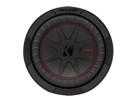 KICKER-CompR 8"(20cm) Subwoofer, DVC, 2-ohm, RoHS Compliant-48CWR82
