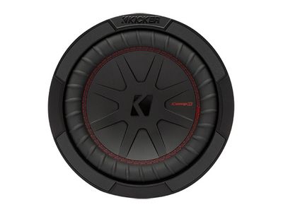 KICKER-CompR 8"(20cm) Subwoofer, DVC, 2-ohm, RoHS Compliant-48CWR82
