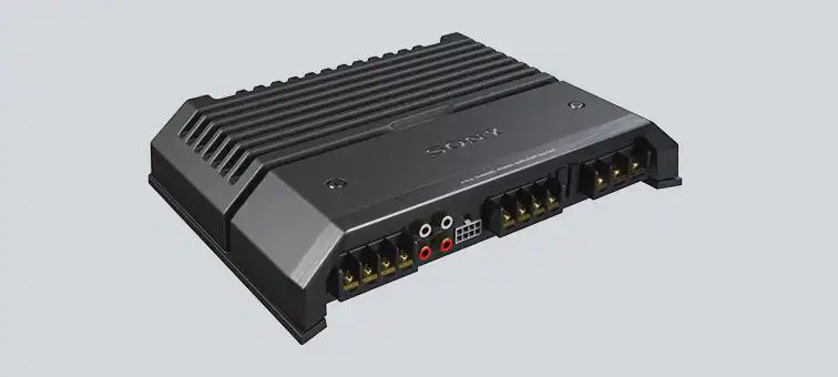 Sony-GS, Class AB, 4/3/2, 70W x 4 @ 4Ω, 80W x 4 @ 2Ω, 160W x 2 @ 4Ω, HPF/LPF, Subsonic-XMGS4