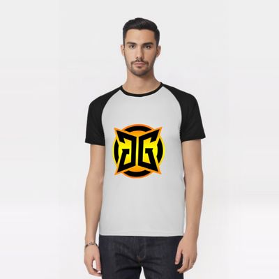 CAMISETA BLANCA MANGAS NEGRAS - GANBARU GAMES CAMISETA BLANCA MANGAS NEGRAS - GANBARU GAMES