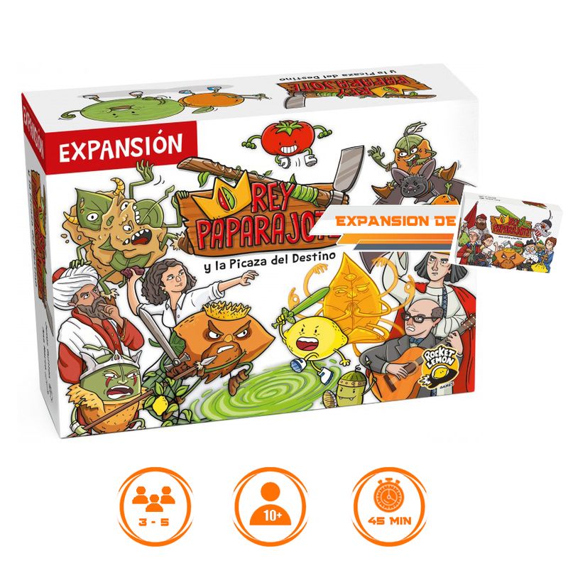 REY PAPARAJOTE Y LA PICAZA DEL DESTINO (EXPANSION)