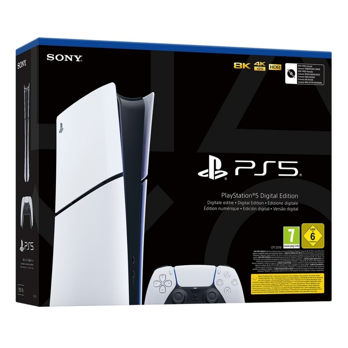 CONSOLA SONY PS5 SLIM DIGITAL