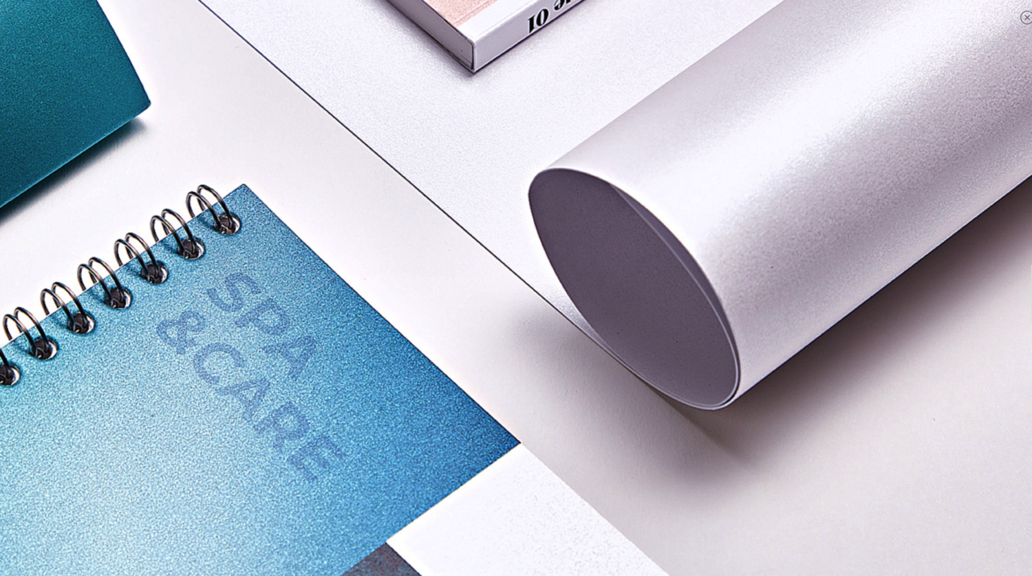 Visitkort i Pärlemorpapper