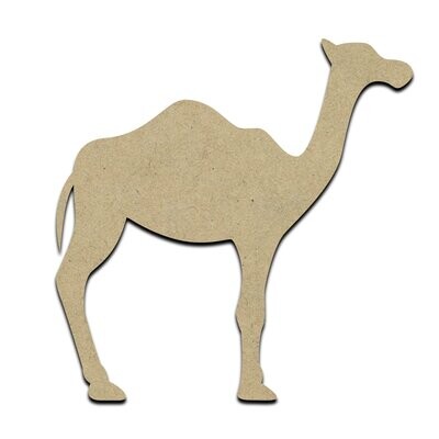 Camel Wood Cut Shape
