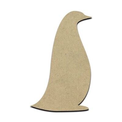 Penguin Wood Cut Shape