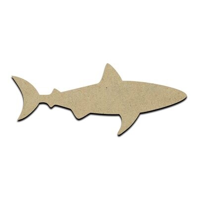 Shark Wood Cut Shape