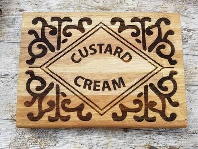 Custard Cream Cutting Board