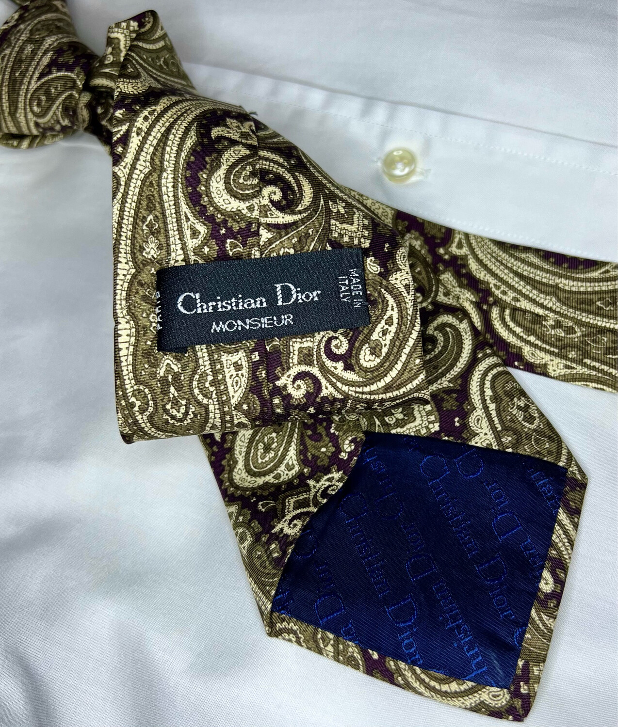 Cravatta seta Christian Dior MONSIEUR