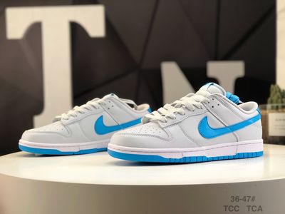 Dunk Low Retro Pure Platinum Blue Lightning