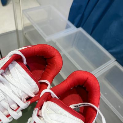 OFF-WHITE Out of Office White Red