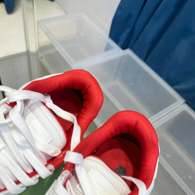 OFF-WHITE Out of Office For Walking White Red