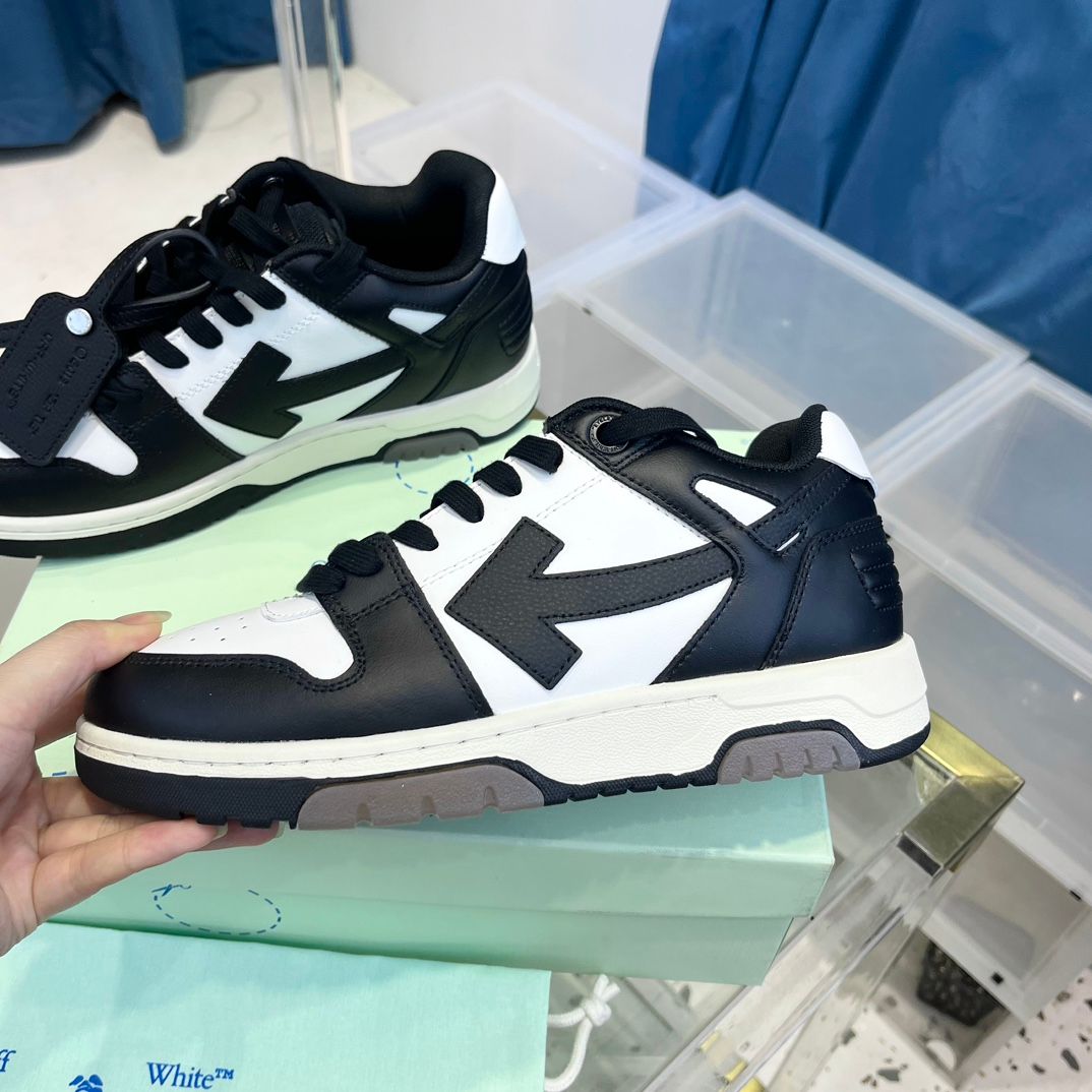 OFF-WHITE Out of Office Calf Leather Panda
