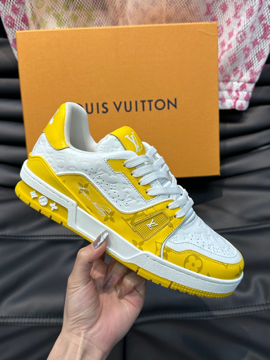 Louis Vuitton Trainer Yellow