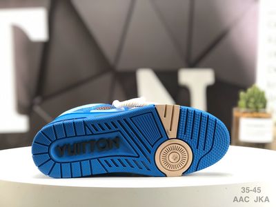 Louis Vuitton Skate Sneaker Blue Brown
