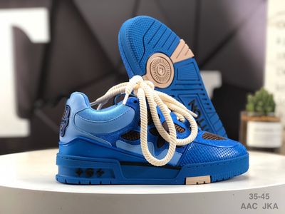 Louis Vuitton Skate Sneaker Blue Brown
