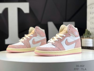 AJ1 High Washed Pink