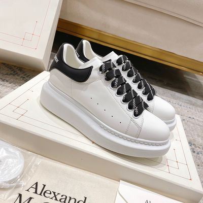 Alexndr McQueen Oversized White Black laces